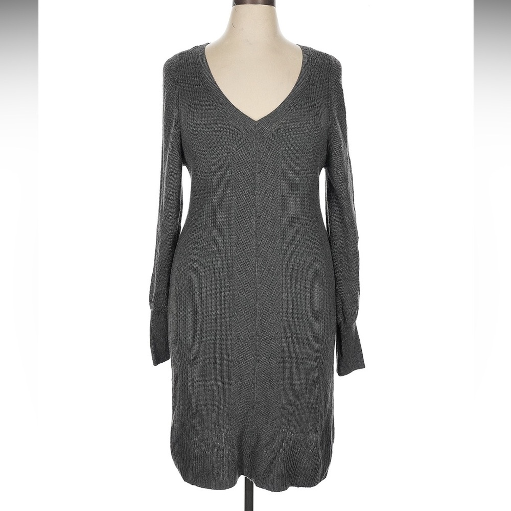Gray Sweater Dress
